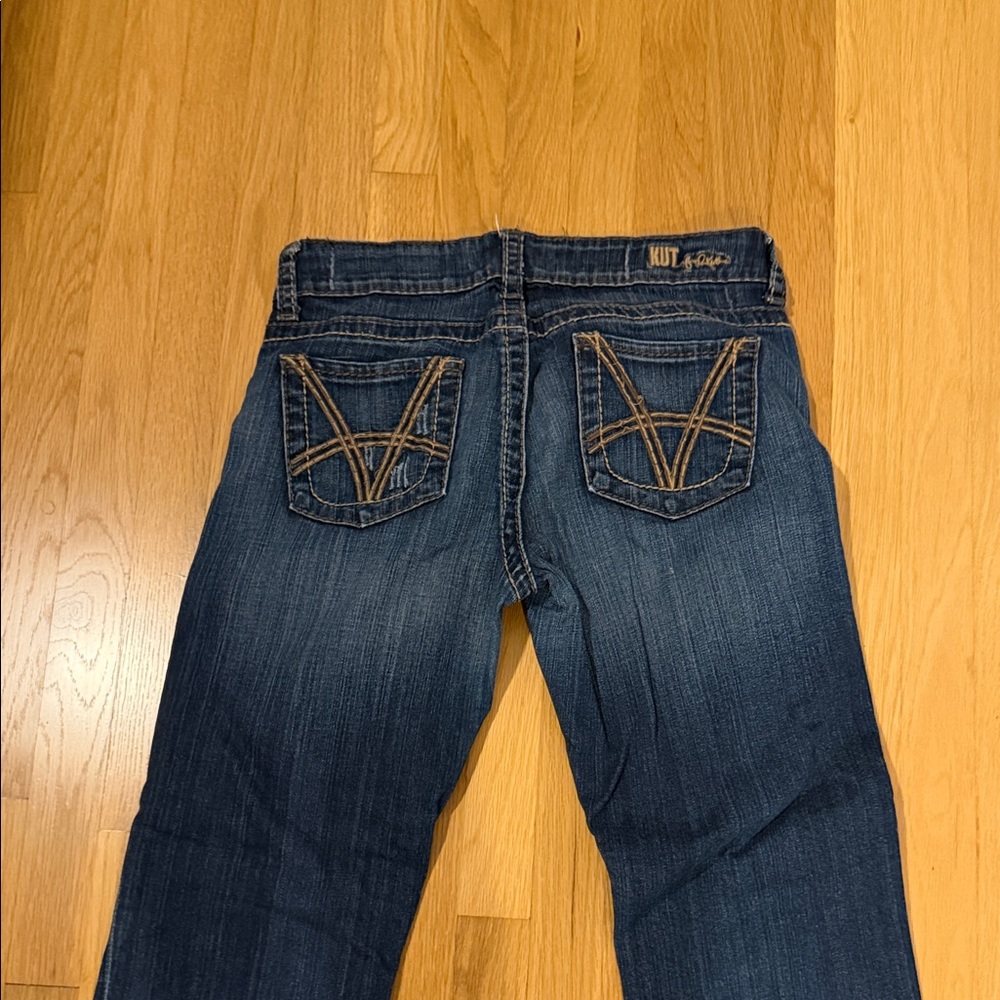 Kut from the Kloth Dark Blue Straight Leg Jeans